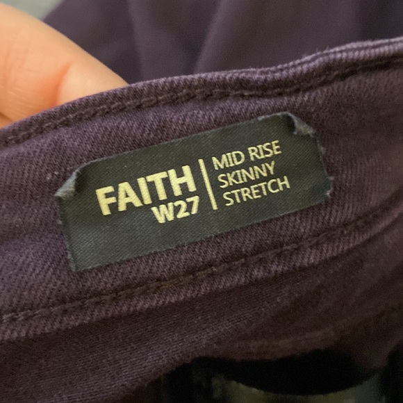 Mid rise purple jeans - Picture 6 of 6